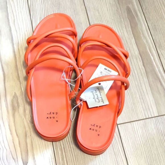 (10-2296) 🔥3/$20🔥  A New Day Apricot Orange DORY Size 7 - Picture 5 of 12